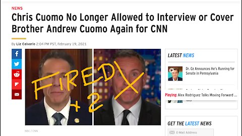 CNN Suspends Chris Cuomo Indefinitely, More Like Chris... You're Fired!