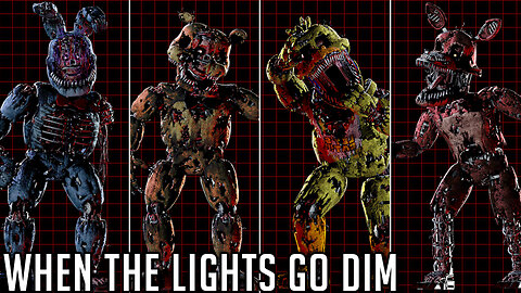 When the Lights Go Dim - All Jumpscares, Animatronics, Extras