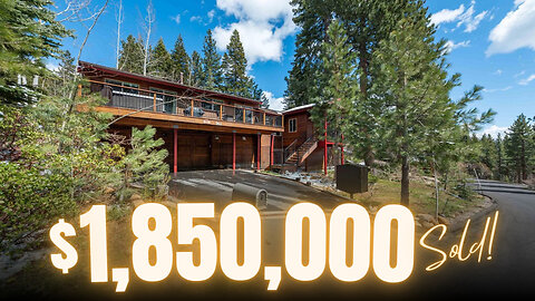 DISCOVER this LOVELY Classic Tahoe Home on the Coveted Eastern Slope of Lake Tahoe Nevada