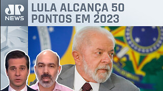 Índice confiança no presidente alcança maior nível desde 2012, diz Ipec; Schelp e Beraldo analisam