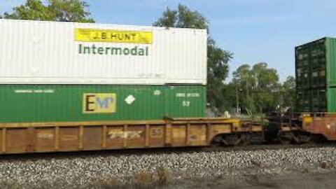 Norfolk Southern Intermodal Double-Stack Train from Fostoria, Ohio October 10, 2020