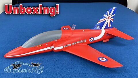 Arrows RC BAe Hawk 50mm EDF Jet Unboxing, Radio Setup, & Review