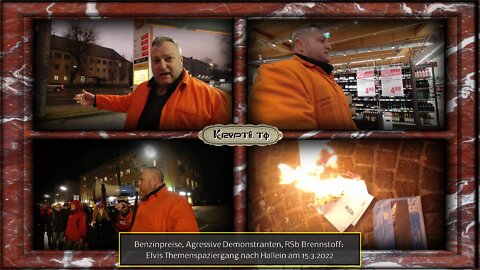 Benzinpreise, RSb Brennstoff, Agressive Demos - Elvis Themenspaziergang bis Hallein - 15.3.2022