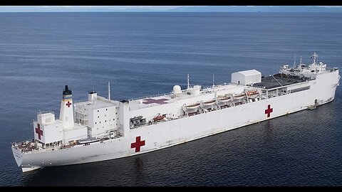 Huge! Navy hospital ship USNS Comfort arrives in New York City to assist victims of the C Virus