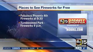 Free places to watch fireworks in the Valley