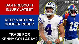 Dak Prescott Injury News And Cowboys Rumors On Kenny Golladay Trade?