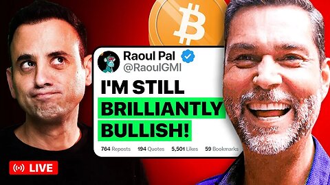 WHY Raoul Pal Is BULLISH On This Brutal Bitcoin DUMP!