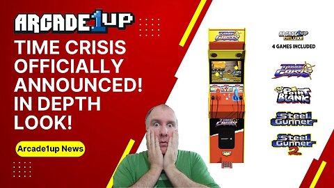 Arcade1up - Time Crisis Announced! In Depth Look!