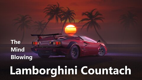 The Lamborghini Countach will have you holding on to your seat