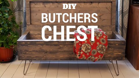 DIY Butchers Memory Chest