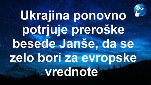 Ukrajina po mnenju naših politikov, medijev sledi Evropskim vrednotam, hm?