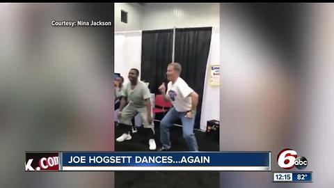Mayor Joe Hogsett dances again