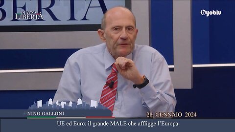PIAZZA LIBERTA', intervento del prof. Nino Galloni