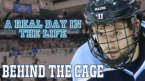 A REAL Day in the Life of a College Hockey Player | Behind the Cage
