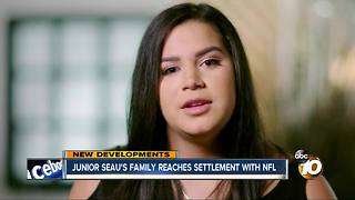 Junior seau's family reaches settlement with nfl