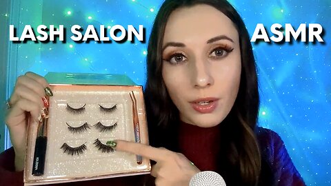 ASMR EYE LASH SALON ROLEPLAY FOR TINGLES ✨ Personal Attention/ Close Up Face Triggers 👐🏻