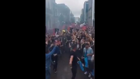 Dutch Protesters Dance In Opposition To COVID Restrictions