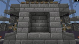4x4 Minecraft Piston Door Tutorial