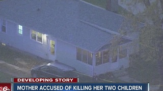 Mother accused of killing her two children