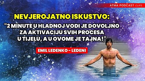 NEVJEROJATNO! SAMO 2 MINUTE U HLADNOJ VODI JE DOVOLJNO ZA AKTIVACIJU SVIH PROCESA U TIJELU - LEDENI