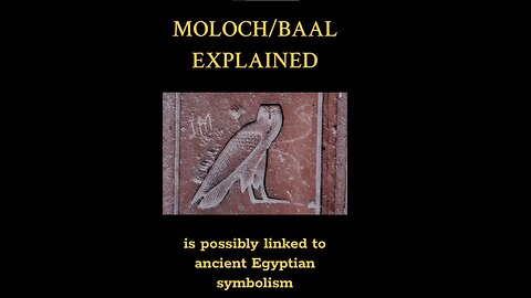 MOLOCH/BAAL OF THE ANCIENT PHARAOHS EXPLAINED -Jason Abadi
