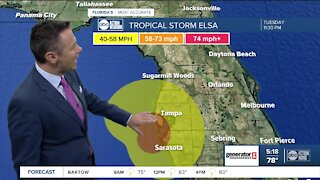 Hurricane Watch issued for parts of Tampa Bay area ahead of Elsa