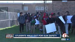 Local students walk out of class to protest gun violence
