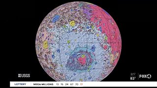 Scientist create map of the Moon