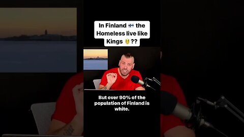 In Finland 🇫🇮 the Homeless live like Kings 🤴 #shorts