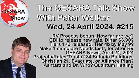 2024-04-24 GESARA Talk Show 215 - Wednesday
