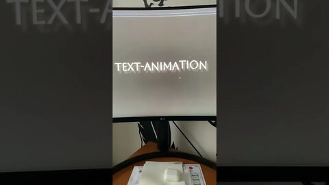 Text animation using html css and js