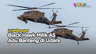 2 Helikopter Militer AS Jatuh Usai Adu Banteng di Udara