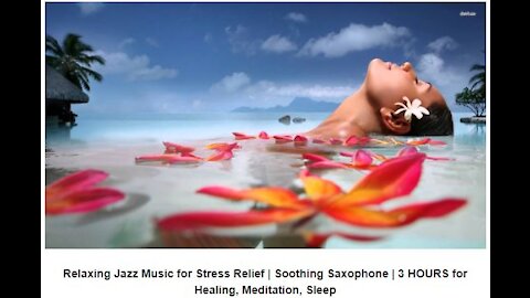 3 Hours of Relaxing Jazz Music| Soothing Saxophone | Healing, Meditation, and Sleep 😴