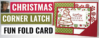 Christmas Corner Latch Card