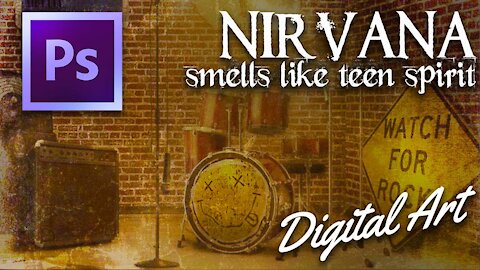 Nirvana - Smells Like Teen Spirit | Album Cover Photo Manipulation