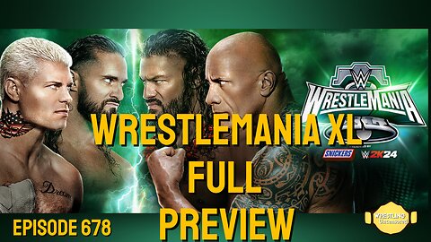 Wrestlemania 40 Preview and Predictions |🟥