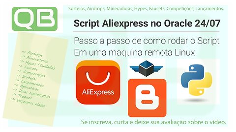 Como automatizar o dropshipping da AliExpress - Parte 5 - Ativando o Script do 0 na VMS da Oracle