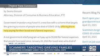 Scammers targeting grieving families amid COVID-19