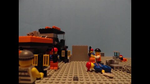 Lego Construction and Crooks | Stop Motion | Pretty Good Animation
