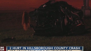 2 seriously injured in Hillsborough County crash