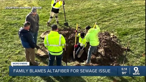 Kentucky family blames Altafiber for sewage issue that damaged home