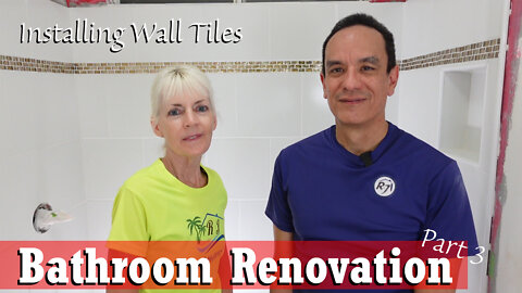 Bathroom Renovation Part 3 | Installing Wall Tiles