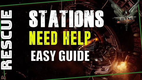 Elite Dangerous Rescue Mission | Stations Need Help