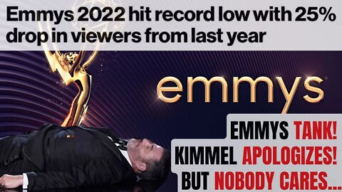 Emmys TANK, Kimmel Apologizes, but NOBODY Cares!