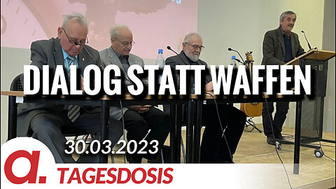 Dialog statt Waffen – überparteilich gegen den Krieg | Von Wolfgang Effenberger