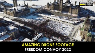 Amazing Drone Footage of Freedom Convoy 2022