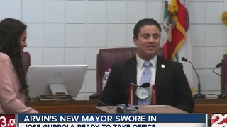 New Arvin mayor sworn in