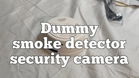 Dummy Smoke Detector Security Camera Review | Wireless Security Cameras