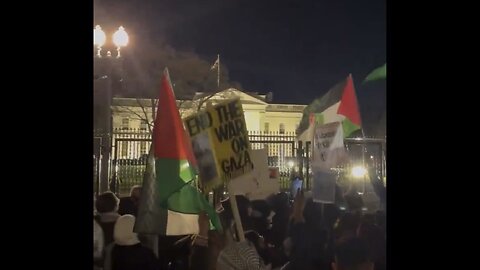 White House has been EVACUATED lLARGE pro-Palestinian pro-Peace protest