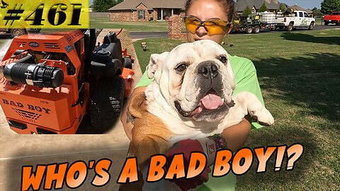 Bad Boy zero-turn meets Bad Boy pup.